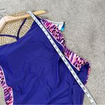Catalina NWT  Women’s Racer Back Tank One-Piece Swimsuit in Purple Plus Size 2X Photo 11
