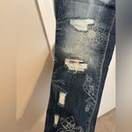 Denim & Flower New! Denin Floral Girlfriend Ankle Jeans Size 8 Photo 2