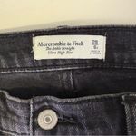 Abercrombie & Fitch The Ankle Straight Ultra High-Rise Jeans Black Size 28/6R Photo 4