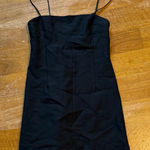 Silence + Noise  Black Mini Dress with Spaghetti Straps Photo 0