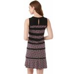 Michael Kors NWT MICHAEL Foulard Paneled Geo Fit and Flare Dress Size M Photo 3