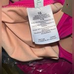 J.Crew  SwimSuit‎ Women’s Size 16 Pink Fuchsia Ruched One-Piece V Neck Beach NWT Photo 7