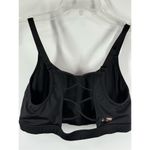 Marika Tek Open Lace Up Black Sport Bra Size Medium Photo 1