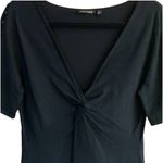 Anne Klein Black Silk, Nylon & Spandex pullover top Photo 2