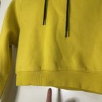 Alphalete Yellow cropped pullover hoodie hooded sweatshirt size XS Photo 2