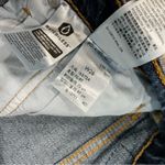 Levi's Levi’s 501 Dark Wash Denim Jean Shorts Sz 28 Raw Hem Photo 5