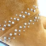 Lucky Brand  Brown Suede Studded Ankle‎ Boot Latinia Size 9.5 Coastal Cowgirl Photo 8