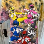 Hot Topic Boxy Tie-Dye Power Rangers Tee  Photo 1