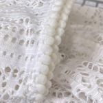 MIKEN (Mermaids) Swim Coverup Boho Crochet White Photo 2