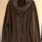 Sandro | Wool Cowl Neck Wrap Jacket Photo 0