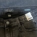 Judy Blue NEW  Skinny Fit Black Buffalo Plaid Patch Distressed Cuffed Jeans 30 Photo 1