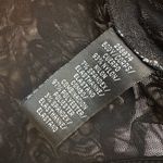 JS Boutique Elegant Black & White Rose Floral Bolero Crop Open Jacket Size 8 M Photo 8