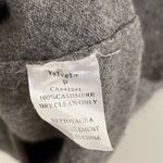 Velvet By Graham and Spencer Cashmere Sweater Dress Grey Small Gray Photo 4
