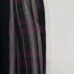Disturbia Gambit Spliced Check Tapered Trousers size 8 NWT Black Purple Stripe Photo 4