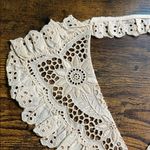 Vintage Cream Lace Collar Blouse Accessory Photo 2