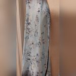 Blue and Purple Floral Vest Shawl Size 1X Photo 2