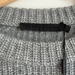 Jenni Kayne  Cashmere Fisherman Sweater in Heather Grey, Size Small Photo 7