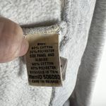 L.L.Bean  Womens Quilted Quarter Zip Pullover Sweatshirt Long Sleeve Gray SZ‎ XS Photo 5