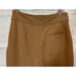 Tahari  Wide Leg Pleated Pants Rusty Brown Photo 3