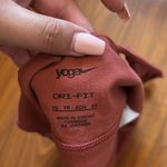 Nike Yoga Burnt Orange Scoop Neck Long Line Sports Bra Tank Photo 3