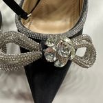 Bow Heels Black Size 6 Photo 1