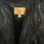 Skies Are Blue  navy fur vest Photo 3