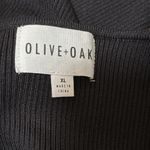 Olive & Oak  woman black dress size XL criss cross front soft and stretchy Photo 2