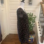 SO  Black Mini Dress with Floral Design Photo 3