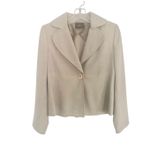 Akris  Gray Lightweight 100% Wool Blazer Sz 8 Photo 5