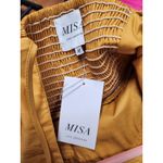 MISA Los Angeles  Rosie Bustier Peplum-Waist Poplin Maxi Dress - Size M Photo 9