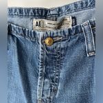 American Eagle Vintage  Low Rise Flare Wide Leg Denim Jean Size 12 Photo 3