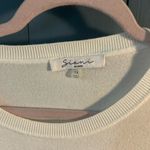 Sioni Milano White Lace Sleeve Pullover Women's Sweater | Size 1X Photo 1