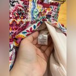 Joy Joy Women’s  Boho Pleated Abstract Floral Stretch Mini Skort 
Size Medium Photo 4