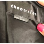 VTG Theomiles black velvet silk blend cocktail dress Size 6 Photo 5