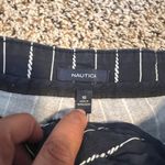 Nautica  Navy Blue Pinstripe Shorts Classic Summer Casual‎ Size 10 Photo 1