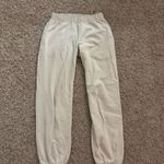 Brandy Melville Brandy Sweats, Cream White  Photo 0
