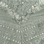 Selfie Leslie NWT Size M Pistachio Green Lace & Fringe Trim Tie Back Dress Photo 3