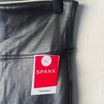 Spanx faux leather high rise leggings black small tall NWT Photo 7