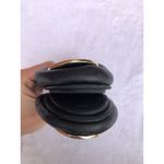 Tory Burch Minnie Travel Ballet Flats Black Leather Size 6 M Gold Style 50393 Photo 2