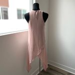 Bebe  Light Rose High Neck Long Blouse in Size XXS Photo 1