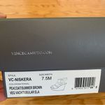 Vince Camuto Niskera Leather Platform Wedge Strappy Navy Sandal Photo 7