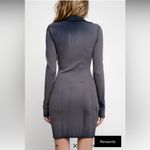 Cotton Citizen NWT Ibiza Long Sleeve Polo Dress in Ribbed Midnight Mix Size S Photo 1