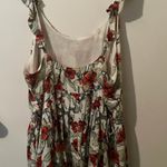Free People Dear You Floral Mini Dress White Sleeveless Fit & Flare Size M Photo 3