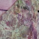 Y2K CAL STYLE FLORAL SHEER LACE OPEN FRONT DUSTER CARDIGAN FAIRYCORE WHIMSYGOTH Pink Size M Photo 3