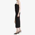 Bardot  Nikki Strapless Midi Dress Women’s Black Sz 8 Photo 2