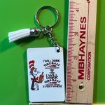 Dr. Seuss  I Will Drink Fireball Keychain With Tassel New Photo 1