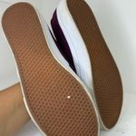 Vans  Burgundy and White Sneakers Photo 4