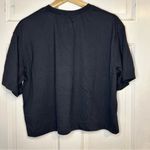 Jordan  Air Flight Black Boxy Crop Tee Tshirt Size Medium Photo 3
