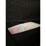 Free People Small FP Beach Boho Black Sweater Cowl Neck Light Poncho Shawl Wrap Photo 2