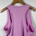 Lululemon Love Tank Women Size 12? Pink Purple VITP Racer Back Pima Cotton Yoga Photo 3